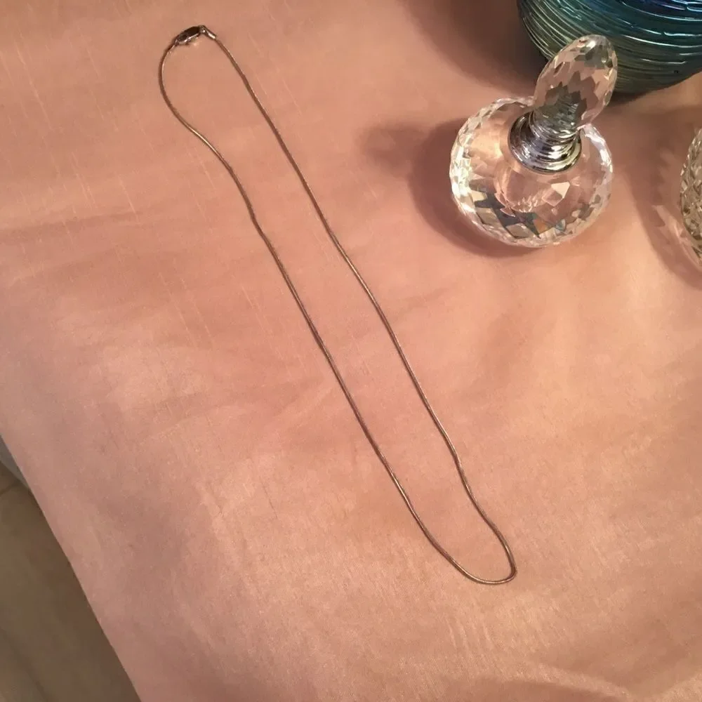 Sterling Silver Snake Chain 15” Length